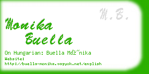 monika buella business card